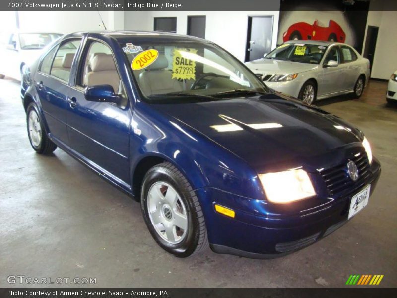 Indigo Blue / Beige 2002 Volkswagen Jetta GLS 1.8T Sedan