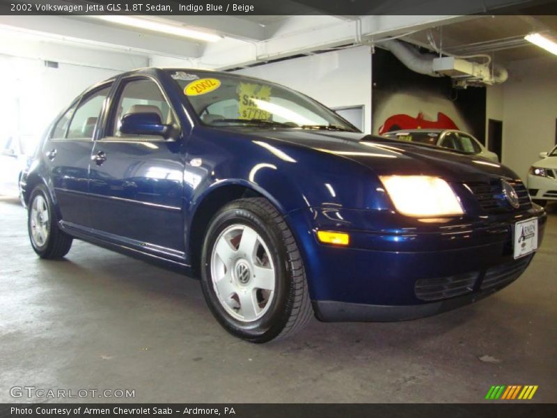 Indigo Blue / Beige 2002 Volkswagen Jetta GLS 1.8T Sedan