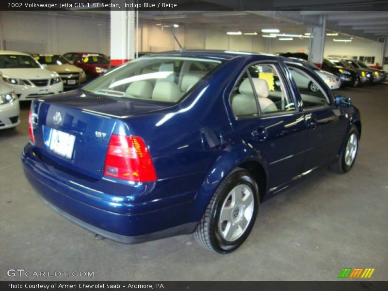 Indigo Blue / Beige 2002 Volkswagen Jetta GLS 1.8T Sedan