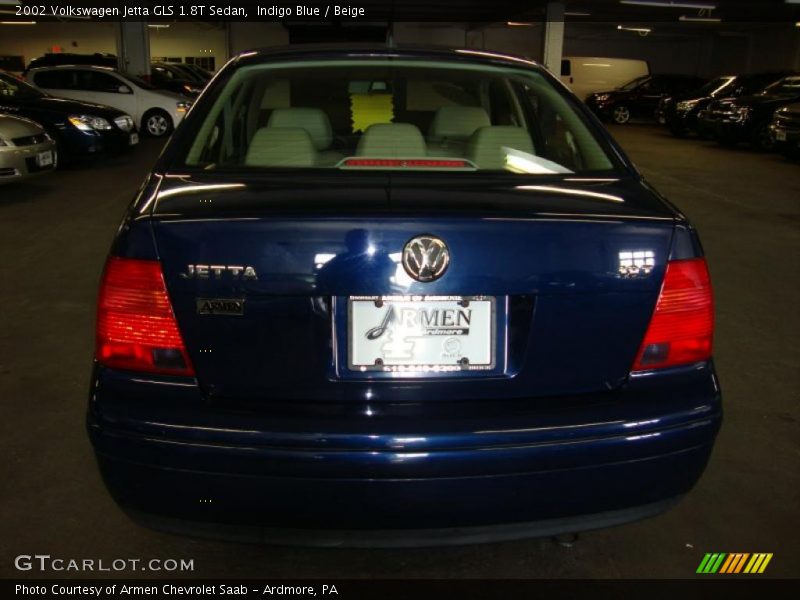 Indigo Blue / Beige 2002 Volkswagen Jetta GLS 1.8T Sedan