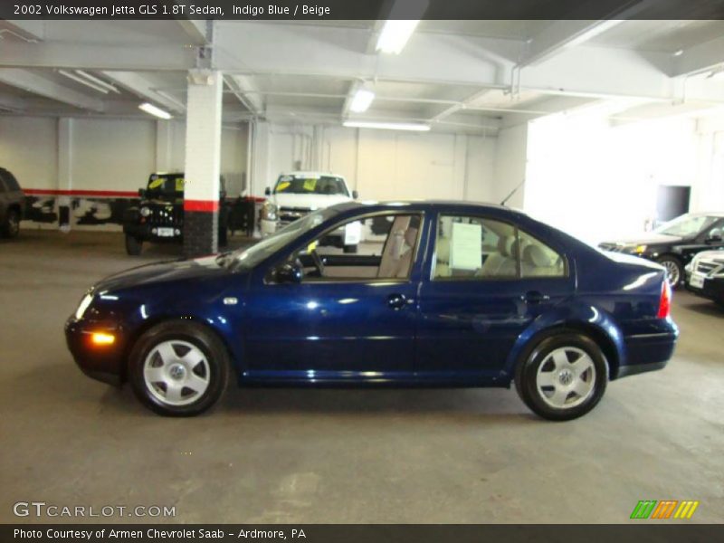 Indigo Blue / Beige 2002 Volkswagen Jetta GLS 1.8T Sedan