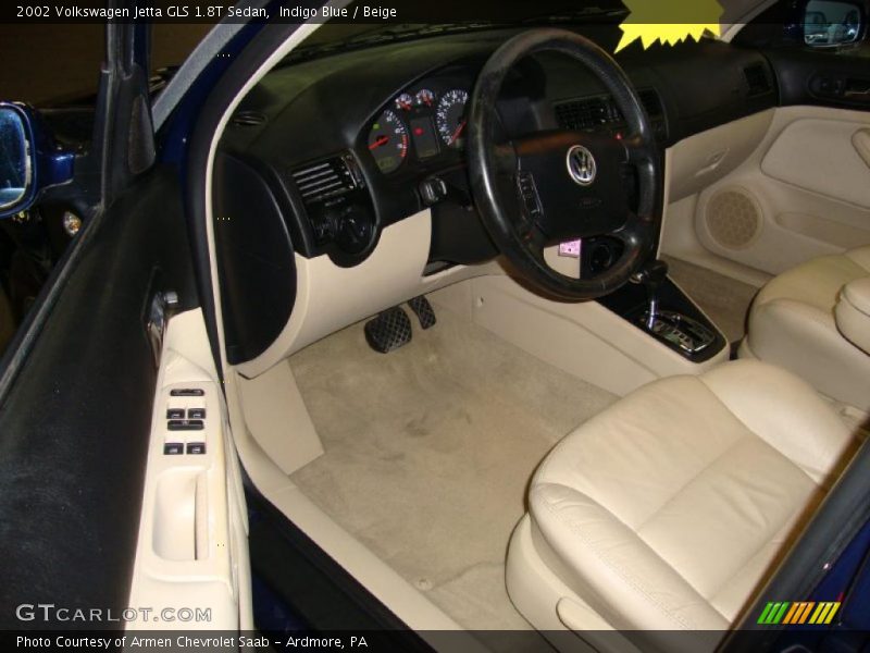 Indigo Blue / Beige 2002 Volkswagen Jetta GLS 1.8T Sedan