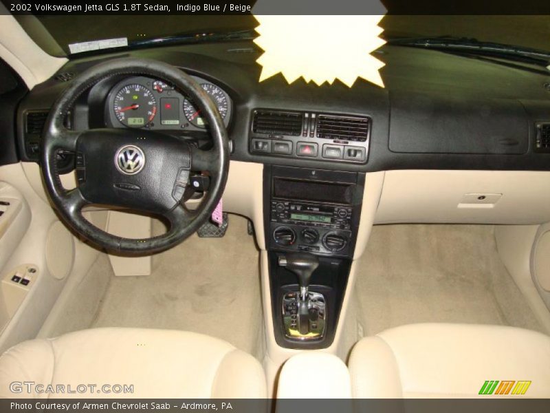 Indigo Blue / Beige 2002 Volkswagen Jetta GLS 1.8T Sedan