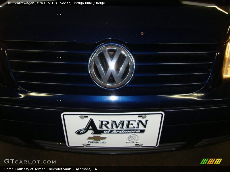 Indigo Blue / Beige 2002 Volkswagen Jetta GLS 1.8T Sedan