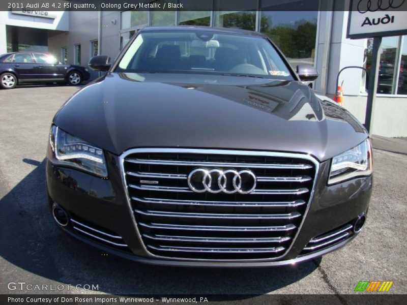 Oolong Grey Metallic / Black 2011 Audi A8 4.2 FSI quattro