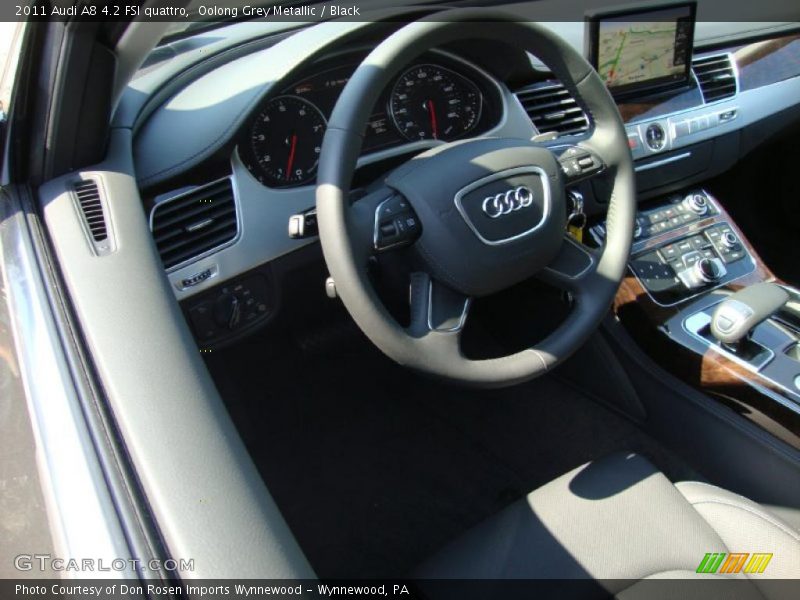 Oolong Grey Metallic / Black 2011 Audi A8 4.2 FSI quattro
