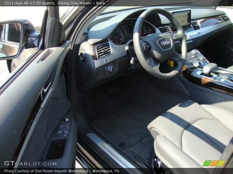 Oolong Grey Metallic / Black 2011 Audi A8 4.2 FSI quattro