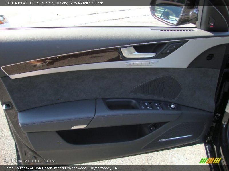 Oolong Grey Metallic / Black 2011 Audi A8 4.2 FSI quattro