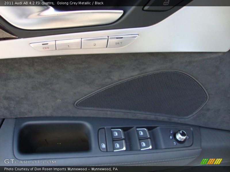 Oolong Grey Metallic / Black 2011 Audi A8 4.2 FSI quattro