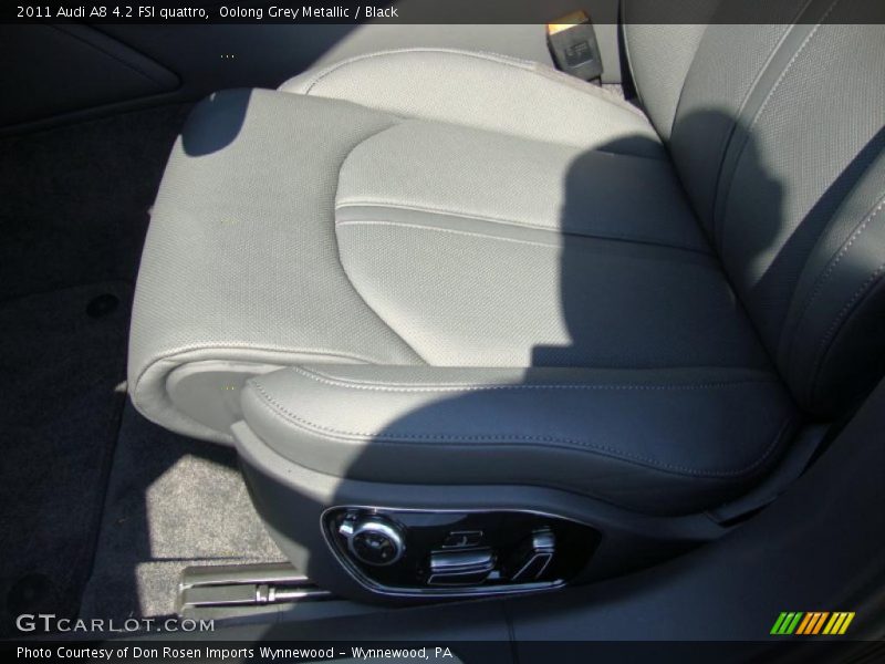 Oolong Grey Metallic / Black 2011 Audi A8 4.2 FSI quattro