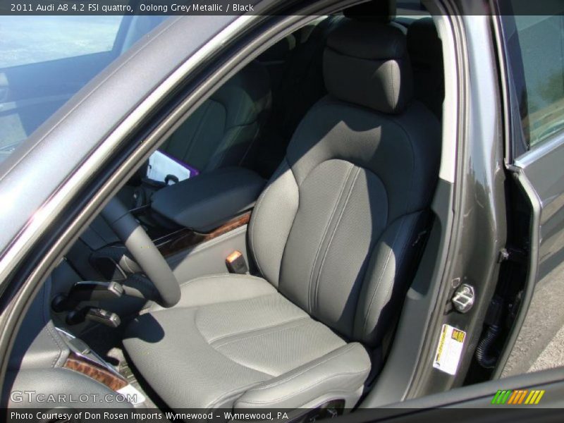 Oolong Grey Metallic / Black 2011 Audi A8 4.2 FSI quattro