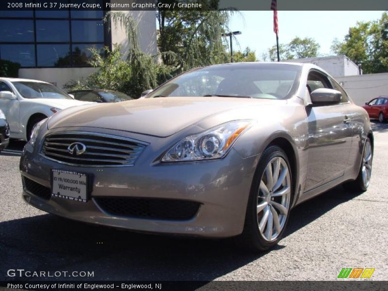 Platinum Graphite Gray / Graphite 2008 Infiniti G 37 Journey Coupe