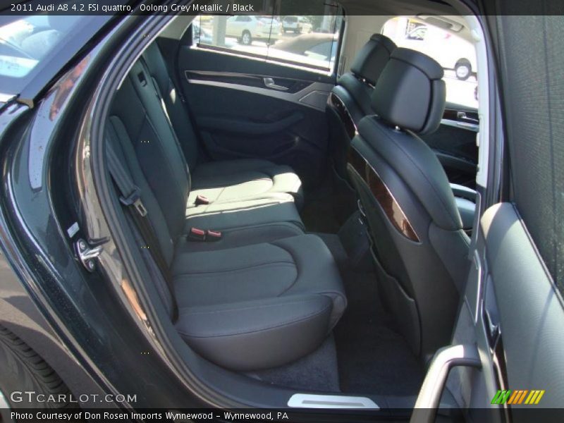 Oolong Grey Metallic / Black 2011 Audi A8 4.2 FSI quattro