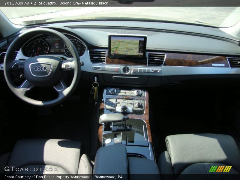 Oolong Grey Metallic / Black 2011 Audi A8 4.2 FSI quattro