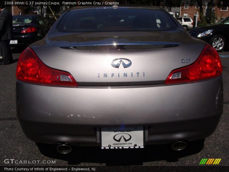 Platinum Graphite Gray / Graphite 2008 Infiniti G 37 Journey Coupe