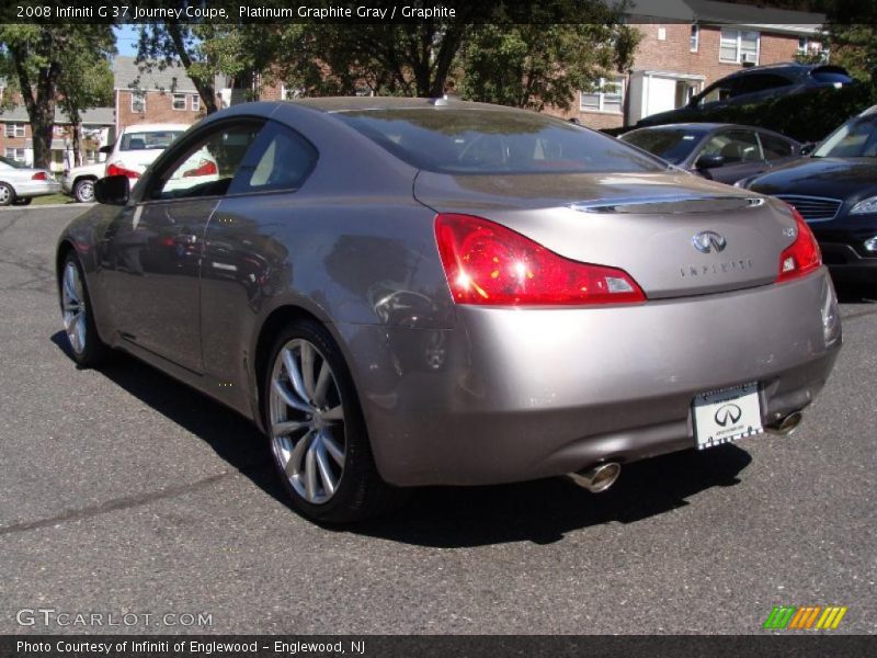 Platinum Graphite Gray / Graphite 2008 Infiniti G 37 Journey Coupe