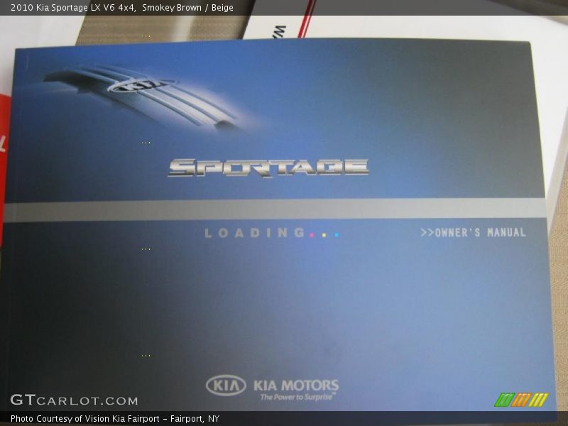 Smokey Brown / Beige 2010 Kia Sportage LX V6 4x4