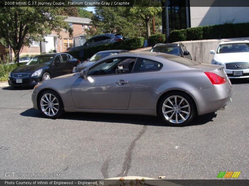 Platinum Graphite Gray / Graphite 2008 Infiniti G 37 Journey Coupe