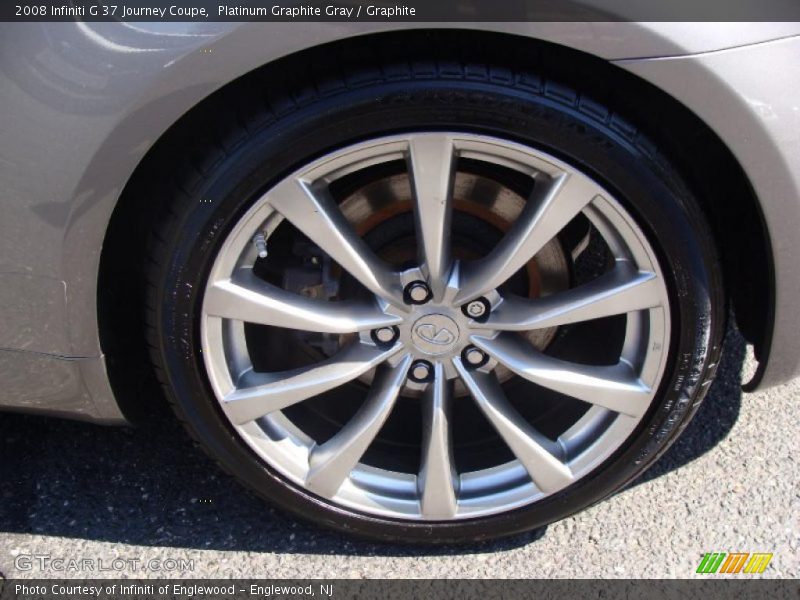 Platinum Graphite Gray / Graphite 2008 Infiniti G 37 Journey Coupe