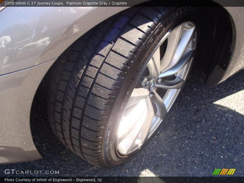 Platinum Graphite Gray / Graphite 2008 Infiniti G 37 Journey Coupe