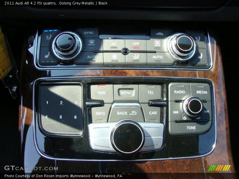 Oolong Grey Metallic / Black 2011 Audi A8 4.2 FSI quattro