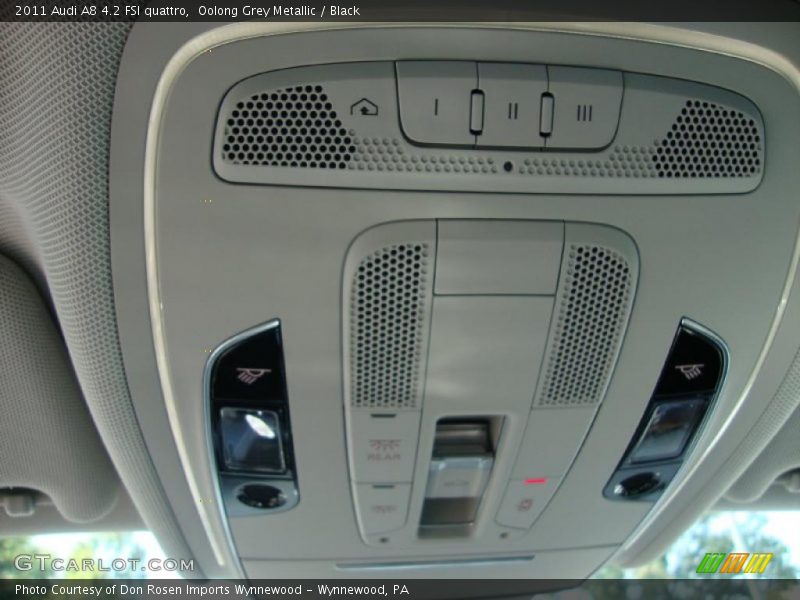 Oolong Grey Metallic / Black 2011 Audi A8 4.2 FSI quattro