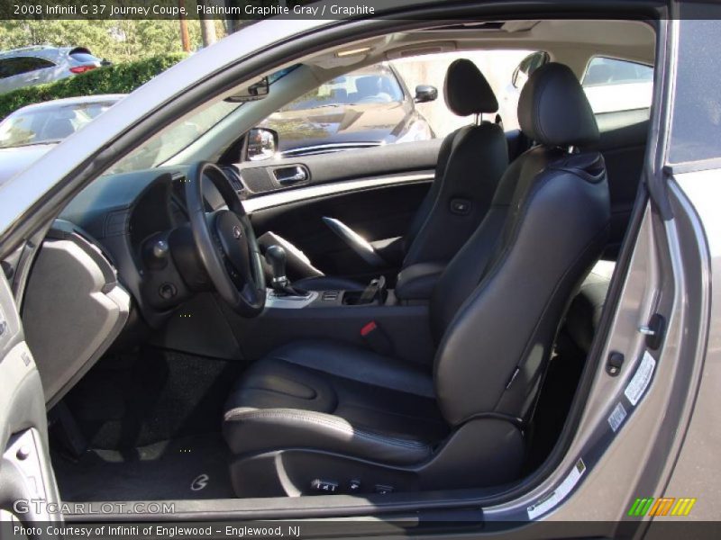 Platinum Graphite Gray / Graphite 2008 Infiniti G 37 Journey Coupe