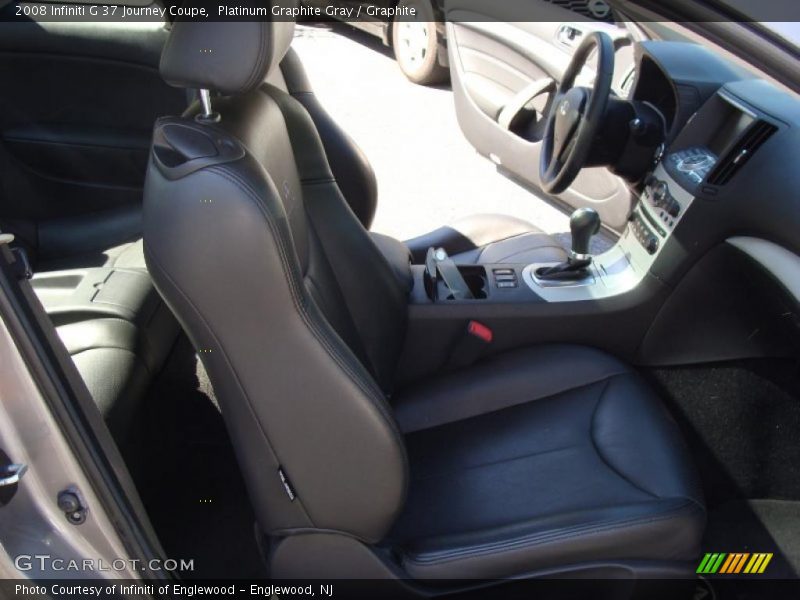 Platinum Graphite Gray / Graphite 2008 Infiniti G 37 Journey Coupe