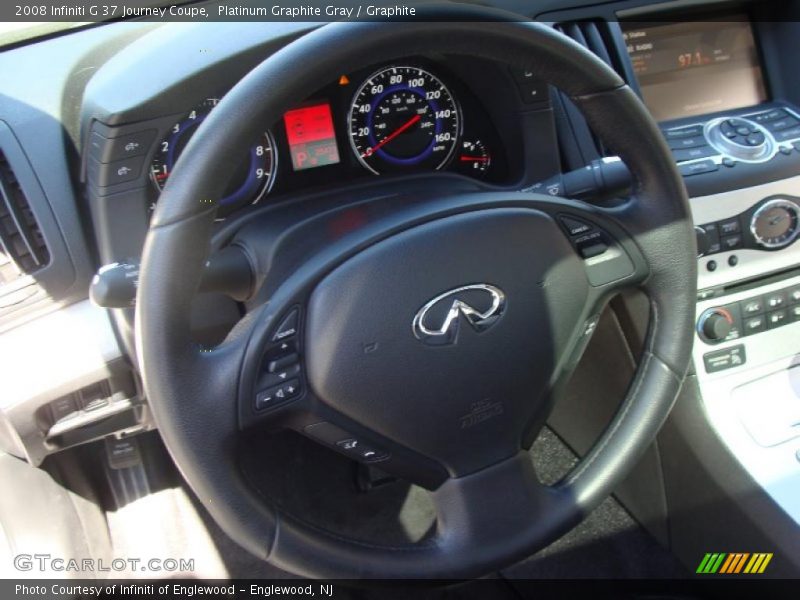 Platinum Graphite Gray / Graphite 2008 Infiniti G 37 Journey Coupe