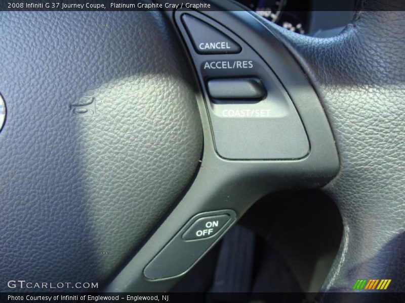 Platinum Graphite Gray / Graphite 2008 Infiniti G 37 Journey Coupe