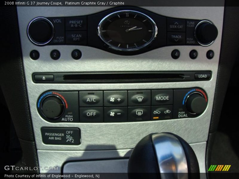 Platinum Graphite Gray / Graphite 2008 Infiniti G 37 Journey Coupe