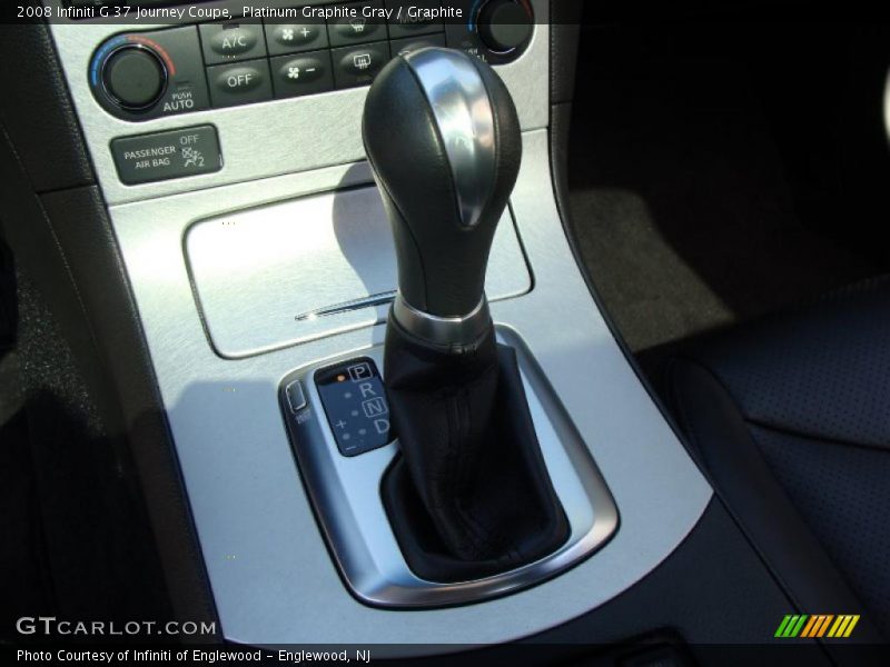 Platinum Graphite Gray / Graphite 2008 Infiniti G 37 Journey Coupe