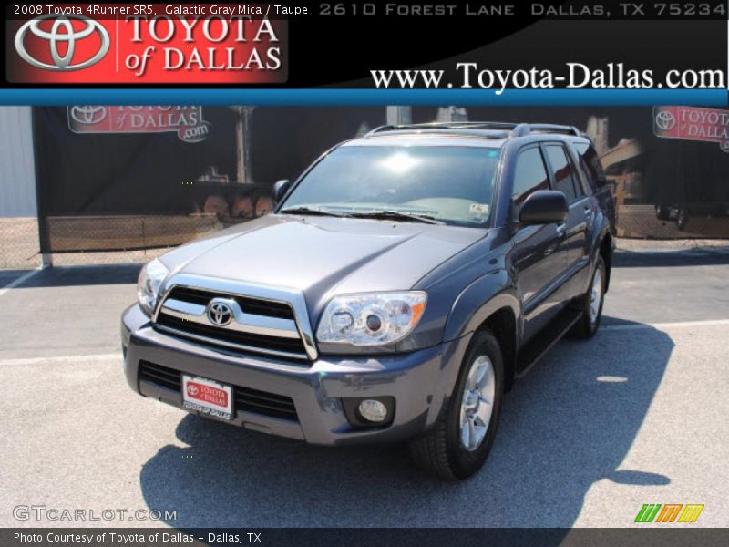 Galactic Gray Mica / Taupe 2008 Toyota 4Runner SR5