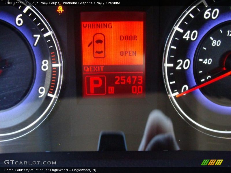 Platinum Graphite Gray / Graphite 2008 Infiniti G 37 Journey Coupe