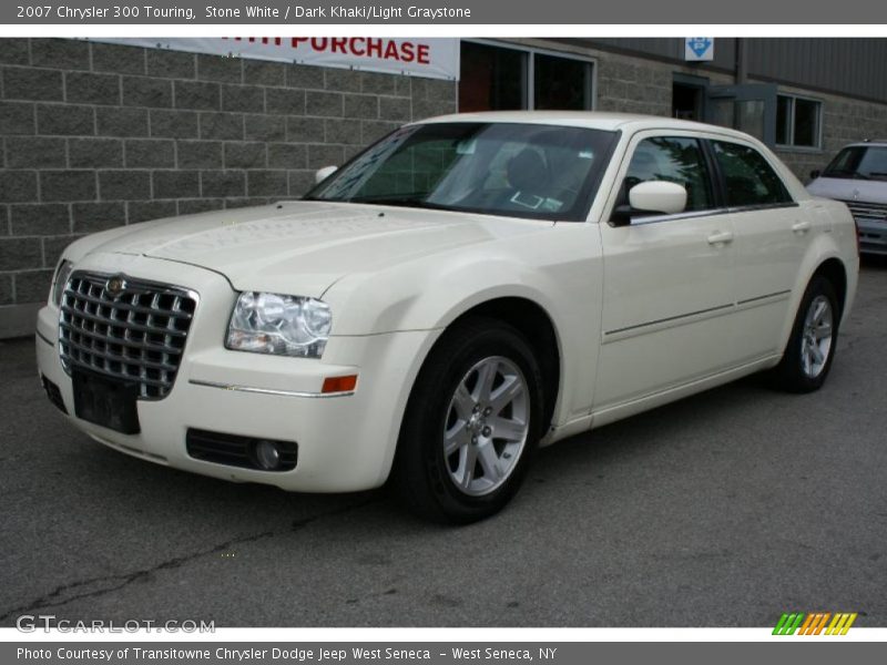 Stone White / Dark Khaki/Light Graystone 2007 Chrysler 300 Touring
