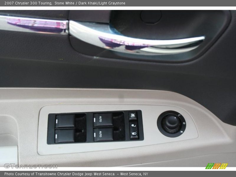 Stone White / Dark Khaki/Light Graystone 2007 Chrysler 300 Touring
