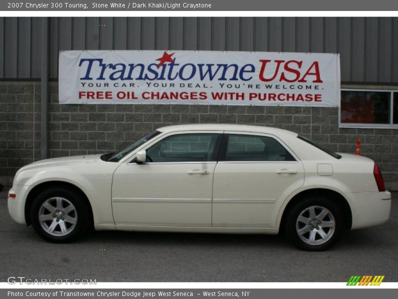 Stone White / Dark Khaki/Light Graystone 2007 Chrysler 300 Touring