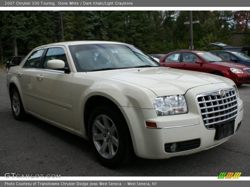 Stone White / Dark Khaki/Light Graystone 2007 Chrysler 300 Touring