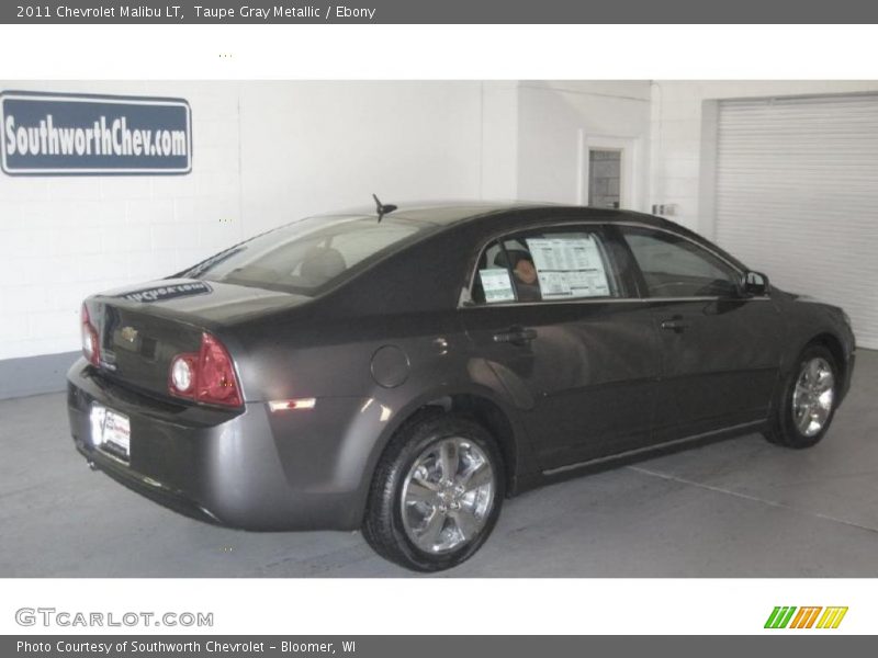 Taupe Gray Metallic / Ebony 2011 Chevrolet Malibu LT