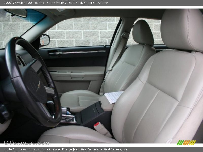 Stone White / Dark Khaki/Light Graystone 2007 Chrysler 300 Touring