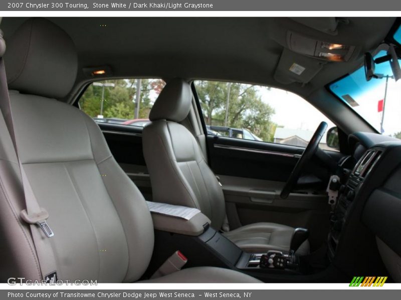 Stone White / Dark Khaki/Light Graystone 2007 Chrysler 300 Touring