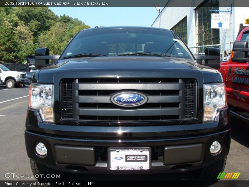 Black / Black/Black 2009 Ford F150 FX4 SuperCab 4x4