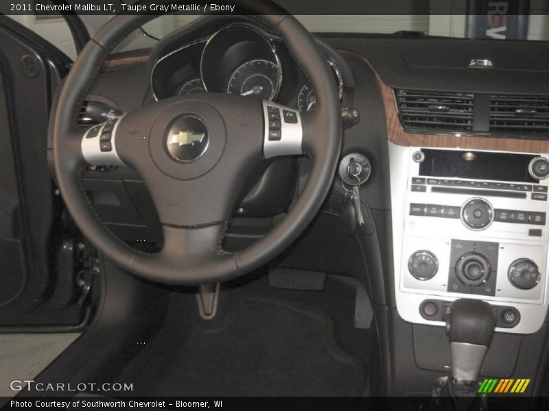 Taupe Gray Metallic / Ebony 2011 Chevrolet Malibu LT