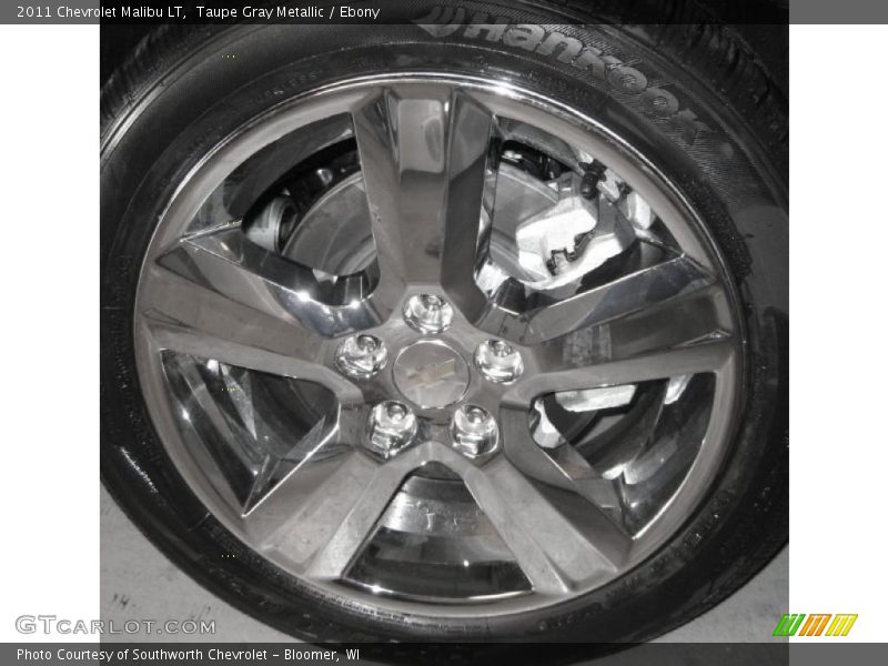 Taupe Gray Metallic / Ebony 2011 Chevrolet Malibu LT