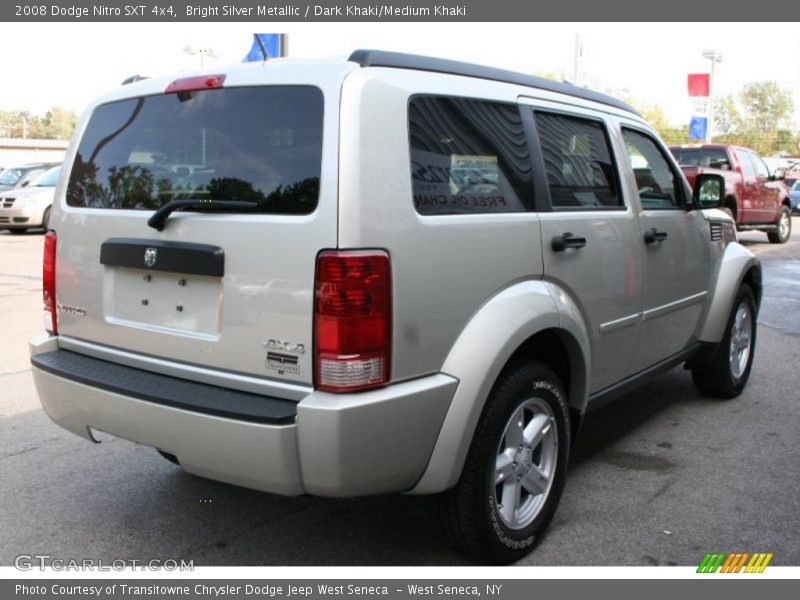 Bright Silver Metallic / Dark Khaki/Medium Khaki 2008 Dodge Nitro SXT 4x4