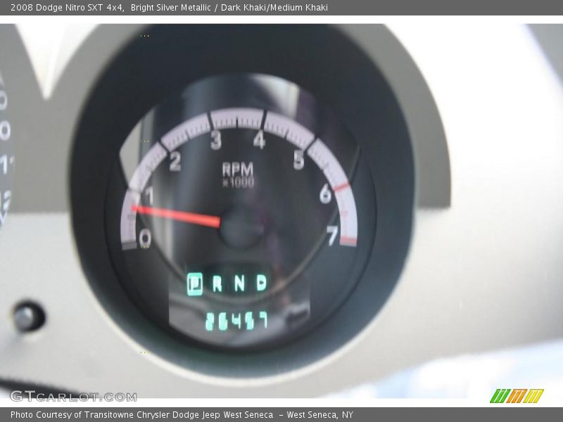 Bright Silver Metallic / Dark Khaki/Medium Khaki 2008 Dodge Nitro SXT 4x4