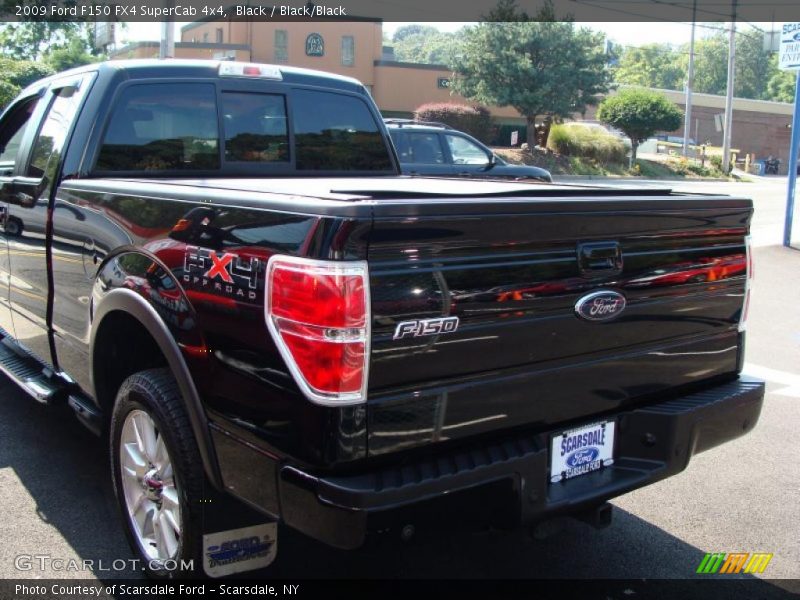 Black / Black/Black 2009 Ford F150 FX4 SuperCab 4x4