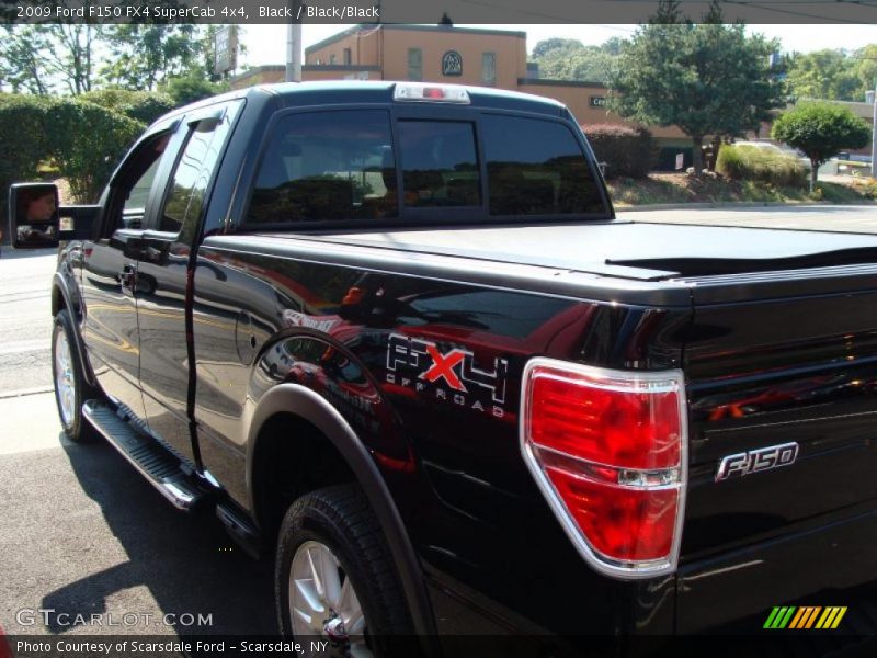 Black / Black/Black 2009 Ford F150 FX4 SuperCab 4x4