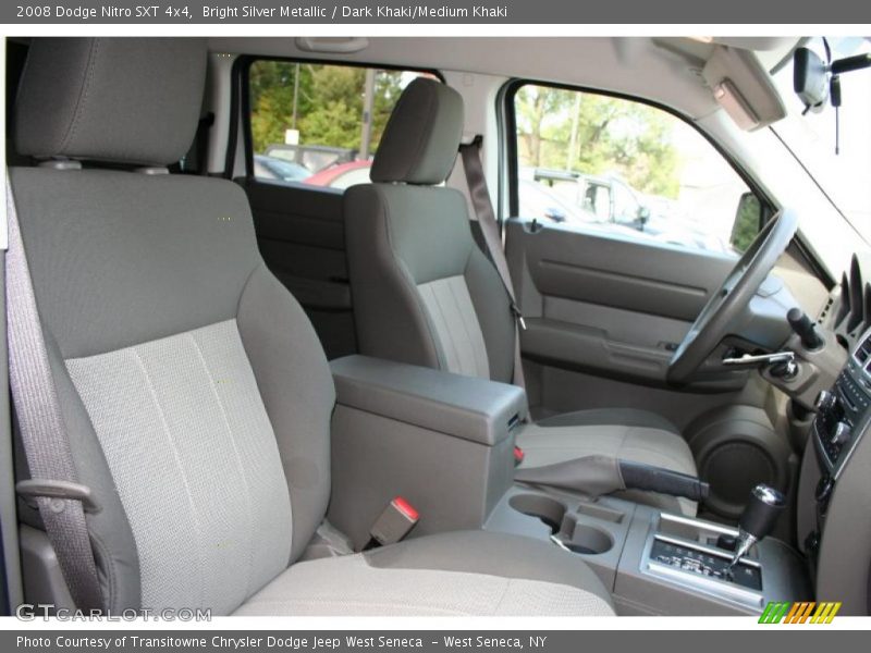 Bright Silver Metallic / Dark Khaki/Medium Khaki 2008 Dodge Nitro SXT 4x4