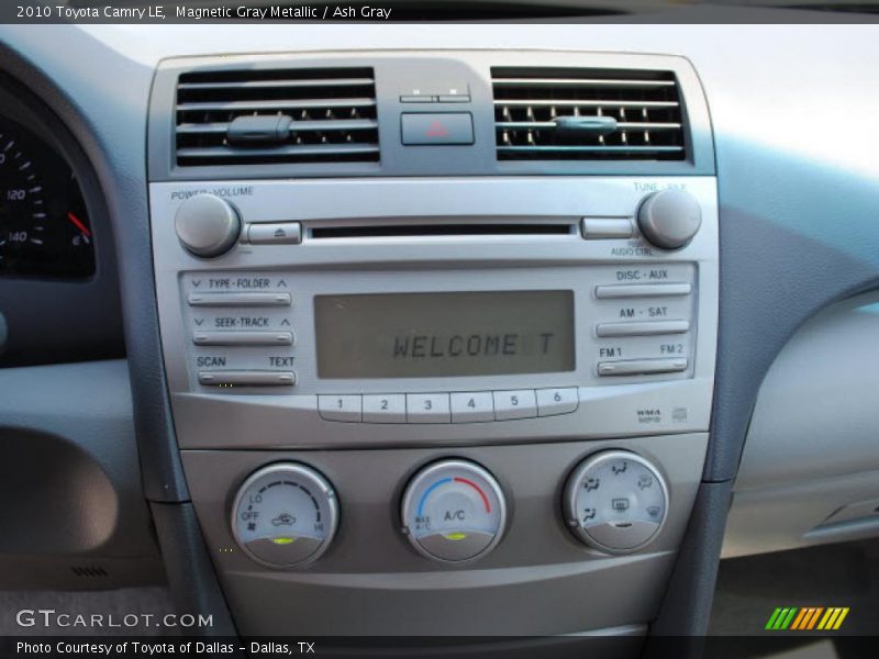 Magnetic Gray Metallic / Ash Gray 2010 Toyota Camry LE